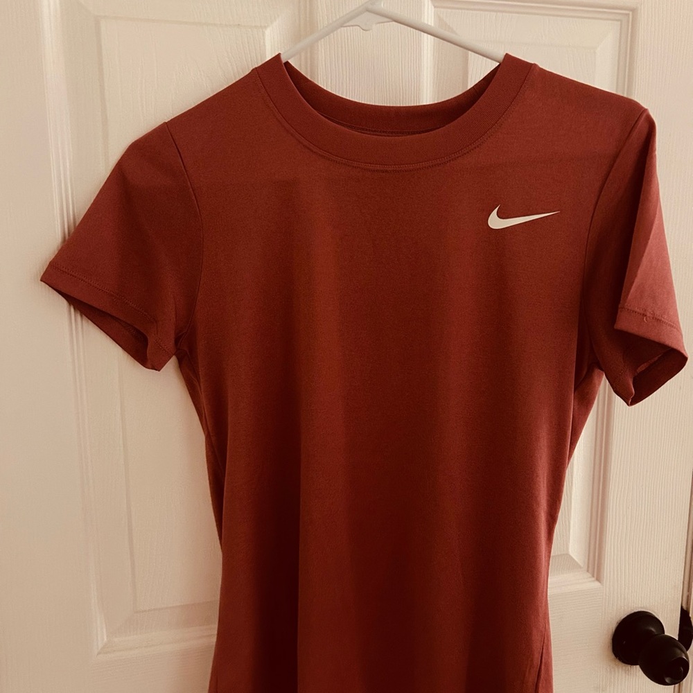 Nike Women's Short Sleeve Tee in Red